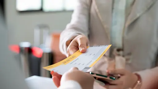 Tiquete de registro de una reclamación laboral por accidente de trabajo